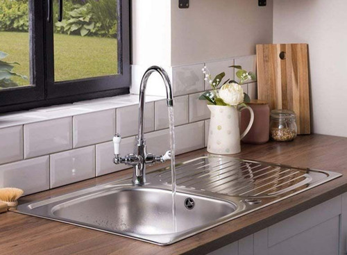Single bowl inset satin - single,