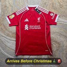 🚨 LAST ONE | Liverpool FC Adidas 2025/26 Home T-Shirt | Fast Shipping 🚛 ⭐️ | S