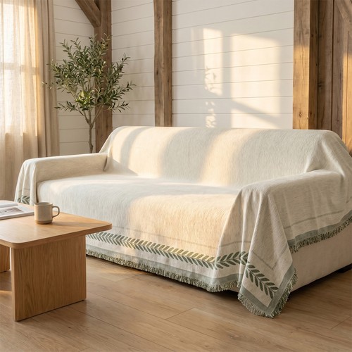 Leaf pattern linen - pattern,