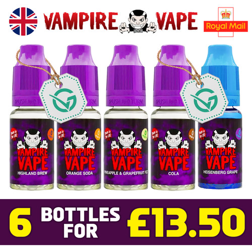 Vampire vape liquid 10ml - e,