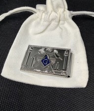 Vintage Style Masonic Money Clip Freemason Lodge Collectible Men’s Gift Mason