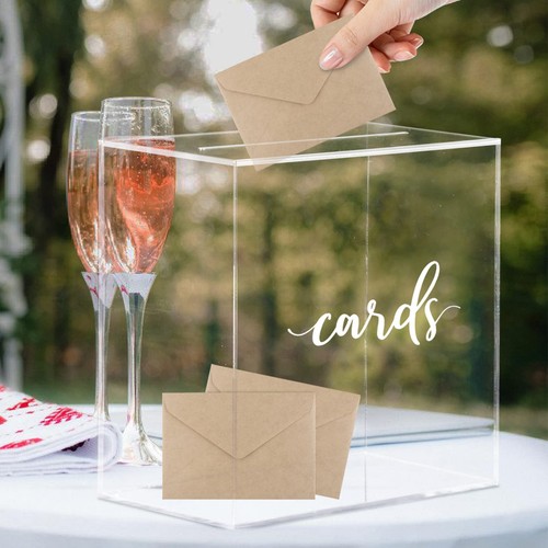 Large clear acrylic - clear, wedding