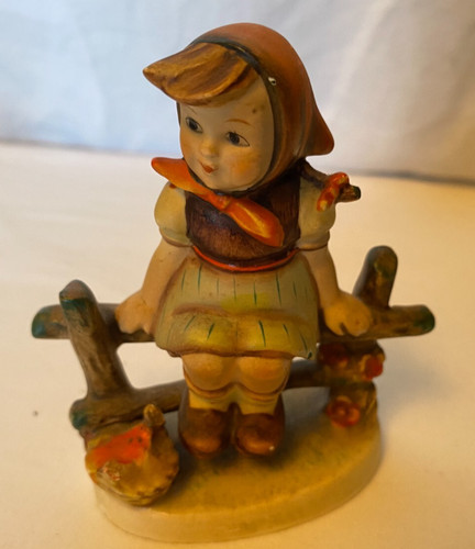 Vintage goebel hummel girl - vintage, hummel,