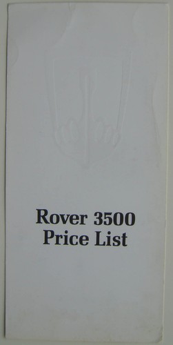 Original rover 3500 price - p6,