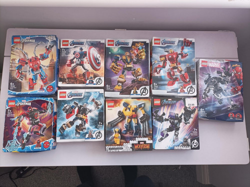 Lego marvel mech full sets - 9,