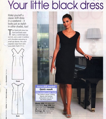 Shift dress shapely fitted - dress,