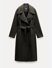 ZARA ZW COLLECTION BROWN WOOL