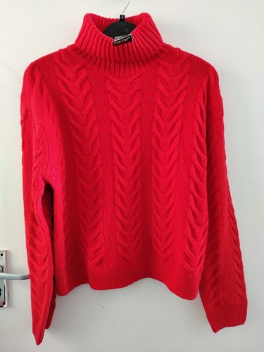 Women chunky red high - chunky,