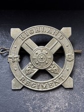 Highland Regiment British Army Cap Badge WW2