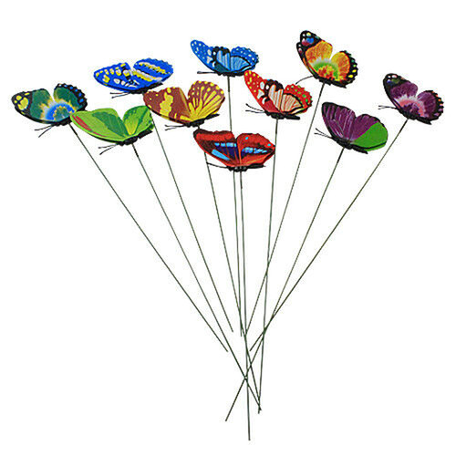7cm colourful butterflies - x,
