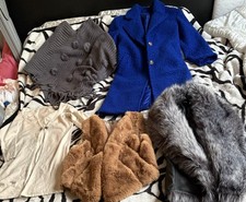 M & S Coat Faux Fur Gilets