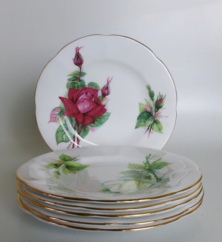 Six roslyn china - six,