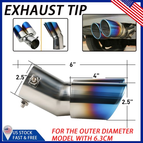 Replace dual exhaust throat - replace,