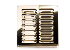 Solid Brass Louvre Vent Wall