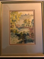 Vintage Signed Framed And