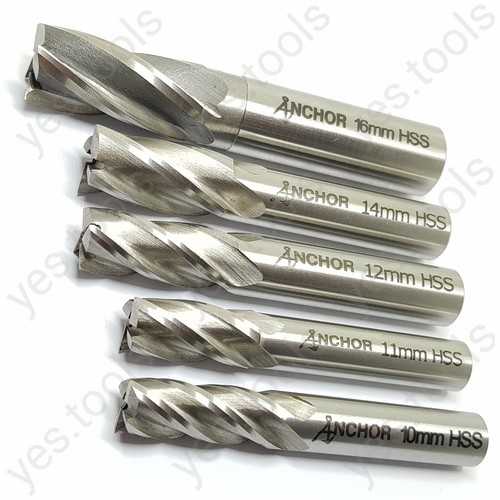 Anchor hss end mills set - end,