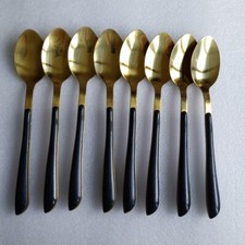 Set Of 8 Sabichi Gold Coloured