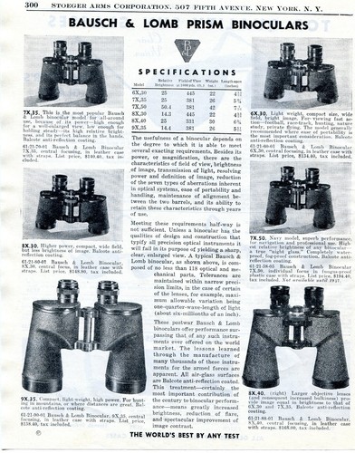 1947 print bausch lomb - bausch, &