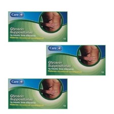Glycerin Suppositories 12 Pack