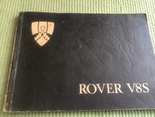 ROVER SD1 V8 V8S V8-S OWNERS