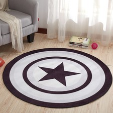 Round Captain America Shield