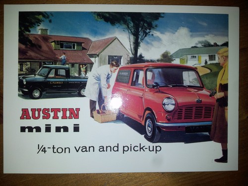 Austin mini van - mini, 1/4