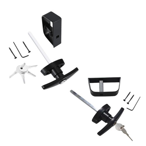 Shed door latch - t-handle, lock