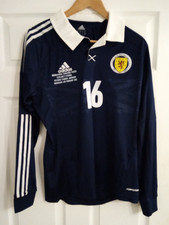 SCOTLAND MATCHWORN SHIRT (NUMBER 16) (2013) ("BARDSLEY") 