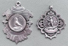 (F2) 2 x Scarce Vintage Silver