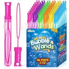 48 Pack Bubble Wands in 6