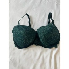 M&S Green Lace Bra