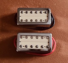 Univox Hi-Flier Style Humbucker Electric Guitar Pickup Set In Cream