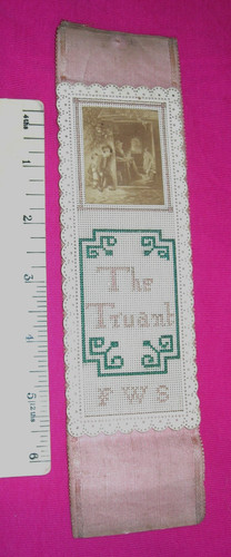 Antique bookmark the truant - -"the, truant"
