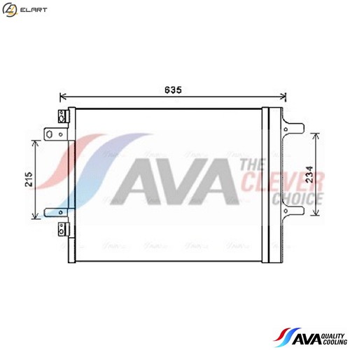 Condenser air conditioning - condenser,