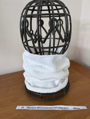 Hand knitted white - knitted,