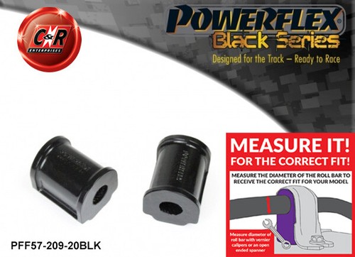 Powerflex black rear - rear, arb