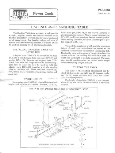 Delta rockwell 810 - delta, lathe