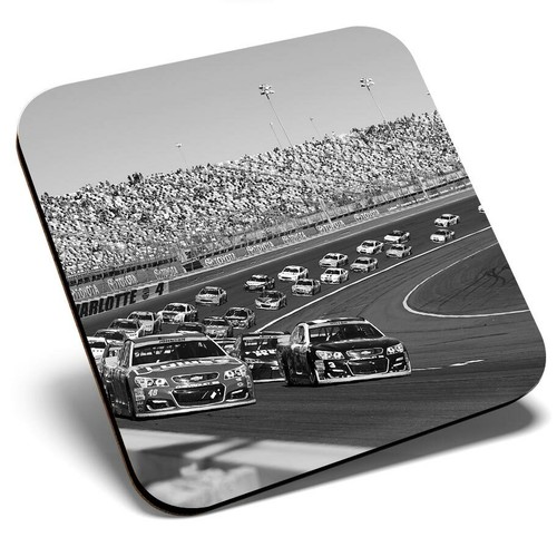 Square single coaster - bw,