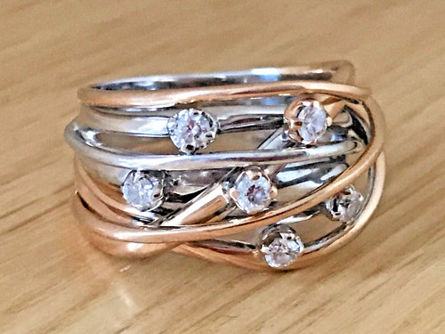 Superb 18ct gold - gold, diamond