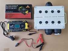 7 & 13 pin Testbox C/W 2USB QC3 Leisure Towing Trailer Car Caravan ATC TEST Box