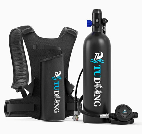 Tudiving mini scuba tank - tudiving, 1.9l