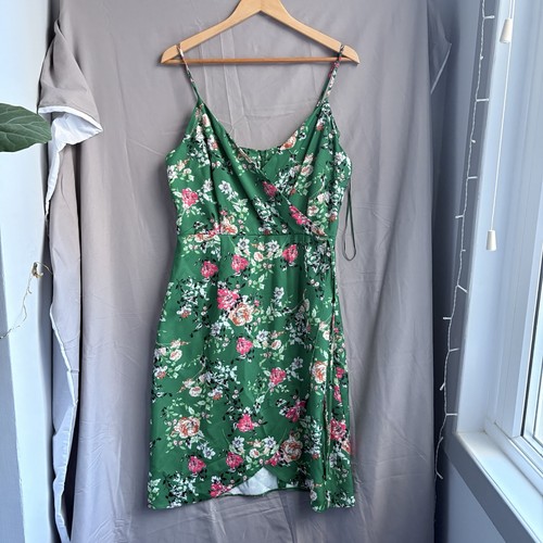 Women green floral - women, satin
