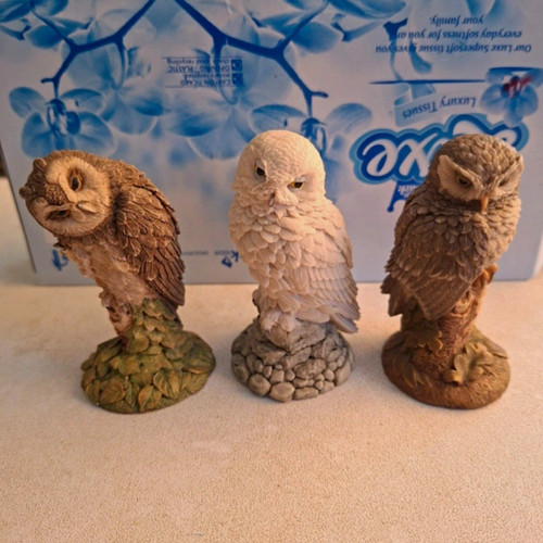 Royal doulton owl figurines - doulton,