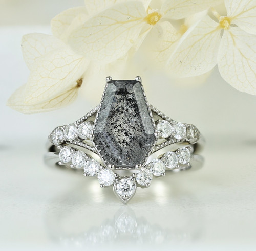 Herkimer diamond moissanite - diamond,