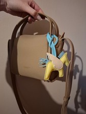 Taupe Cross Body Bag With