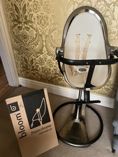 Bloom Fresco High Chair Chrome and Black Used