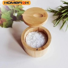 Wooden Kitchen Salt Box Pepper
