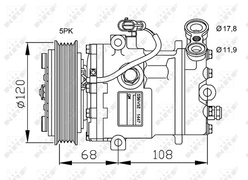 Nrf compressor 32775 - nrf,