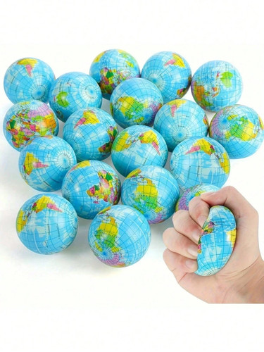 2pc blue planet squeeze - ball,