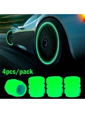 4x Glow In The Dark Tyre Valve